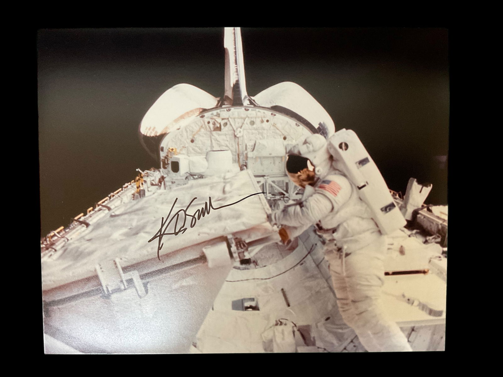 NASA Astronaut Kathryn Sullivan First American Woman Spacewalk (1 of 5)