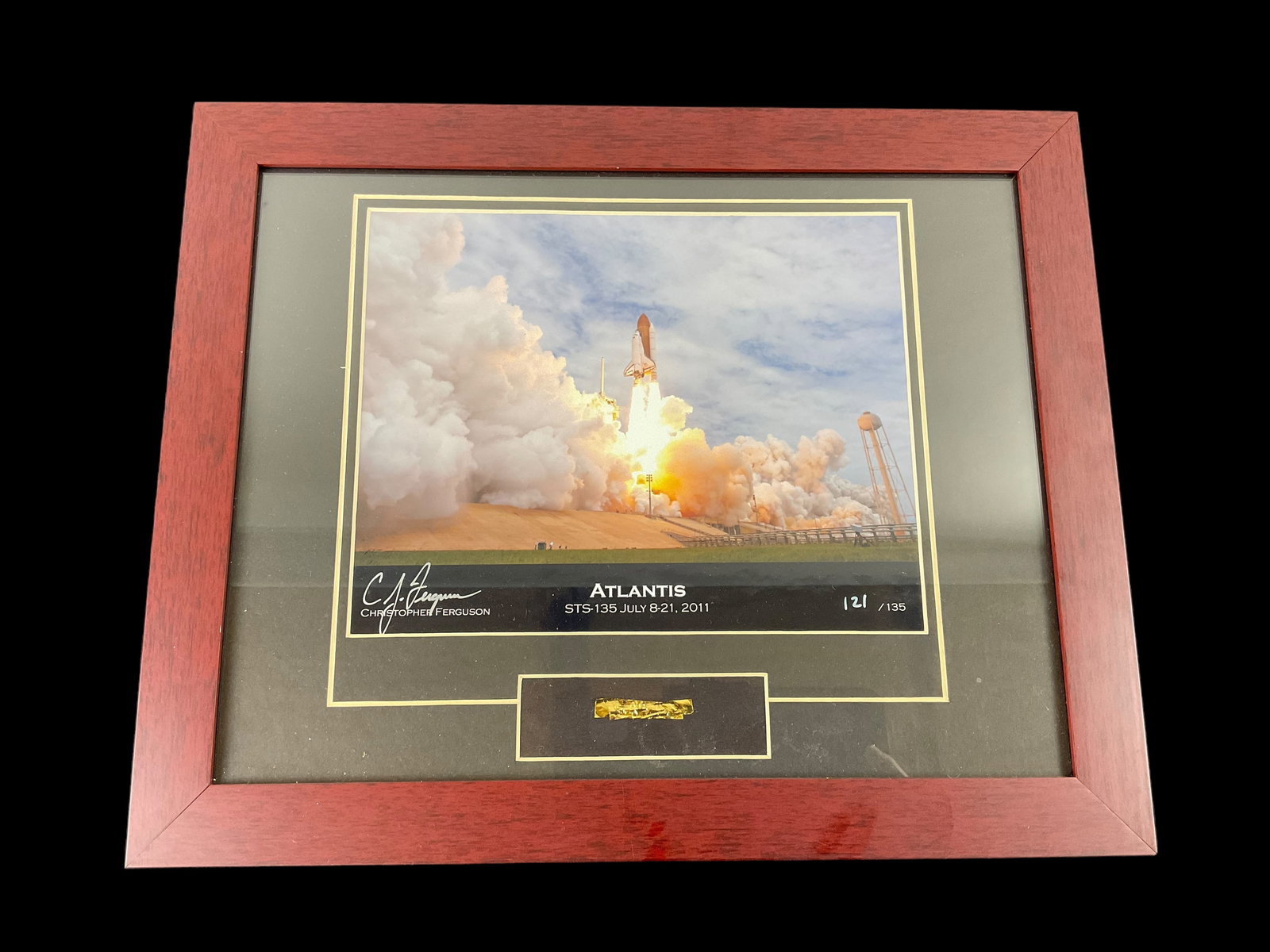 NASA Space Shuttle Atlantis Final Launch Limited Edition 121/135 Signed by Commander Ferguson Space (1 of 9)
