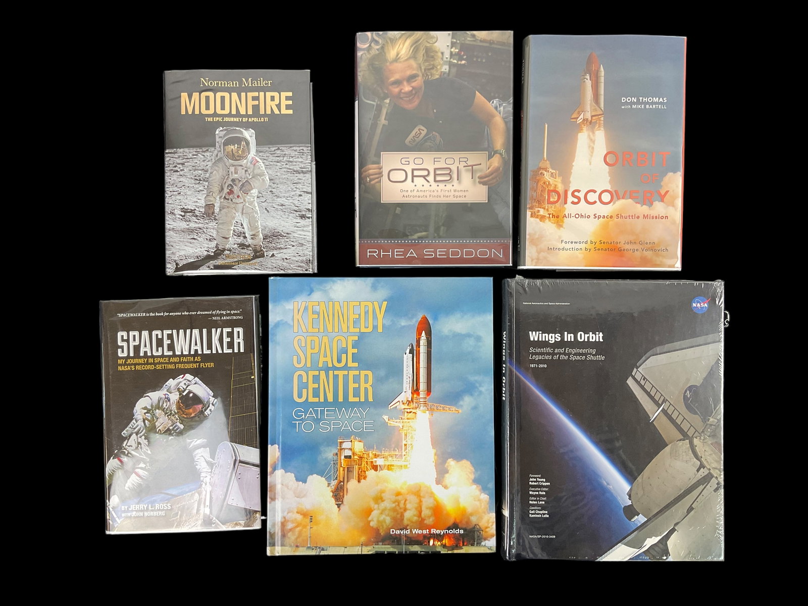 Group of 6 NASA Space Exploration and Astronaut Signed Books (1 of 16)