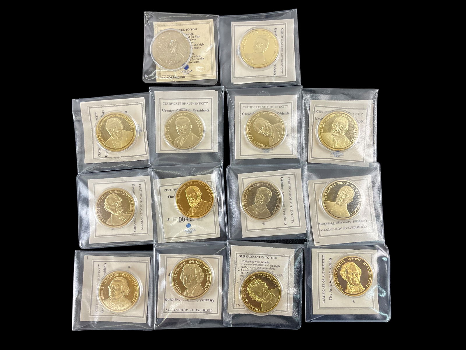 Group of 16 American Mint Greatest American Presidents Coins (1 of 7)