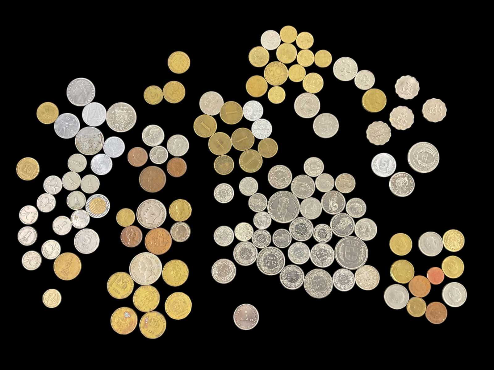 Group of Foreign Coins Mixed Countries and Dates (1 of 6)