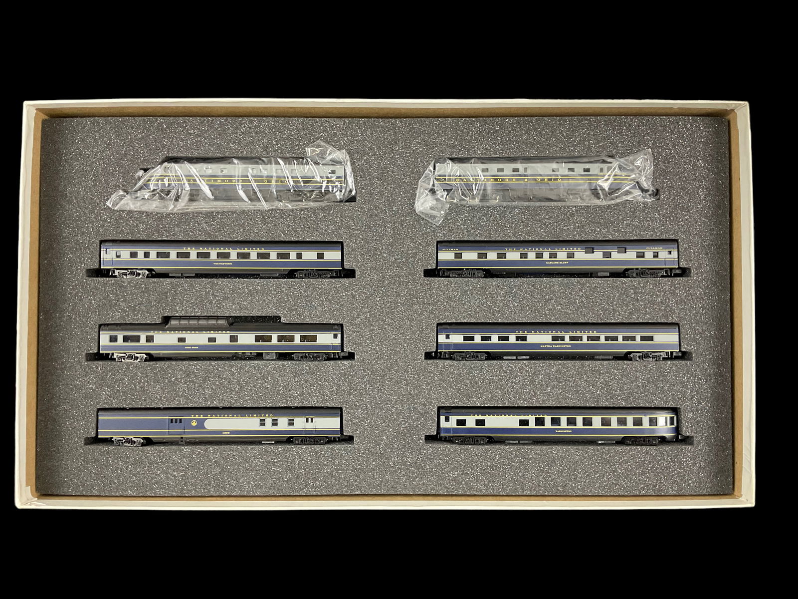 Con-Cor Baltimore & Ohio "National Limited" Collector's Set  A-1 (1 of 9)