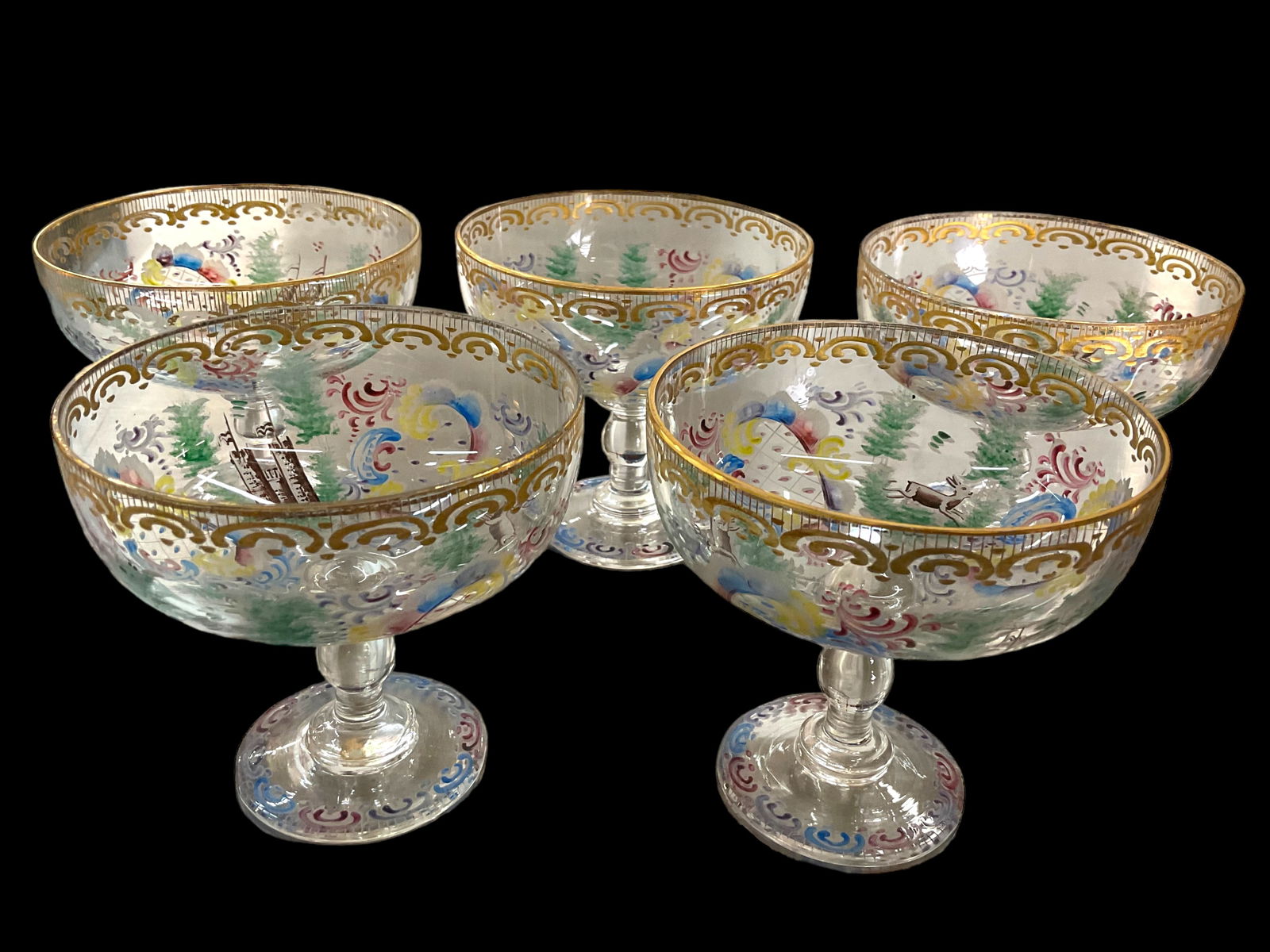 Catalogued Set Lionel Prewar O Gauge 158 New York Central Lines Electric Locomotive (191-23) and Two (1 of 8)