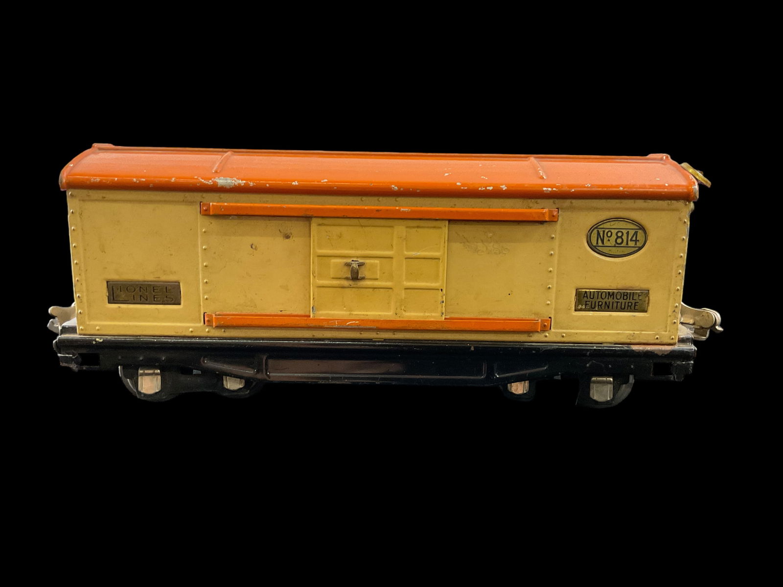 Lionel Prewar O Gauge No 814 Automobile Furniture Box Car (1 of 6)