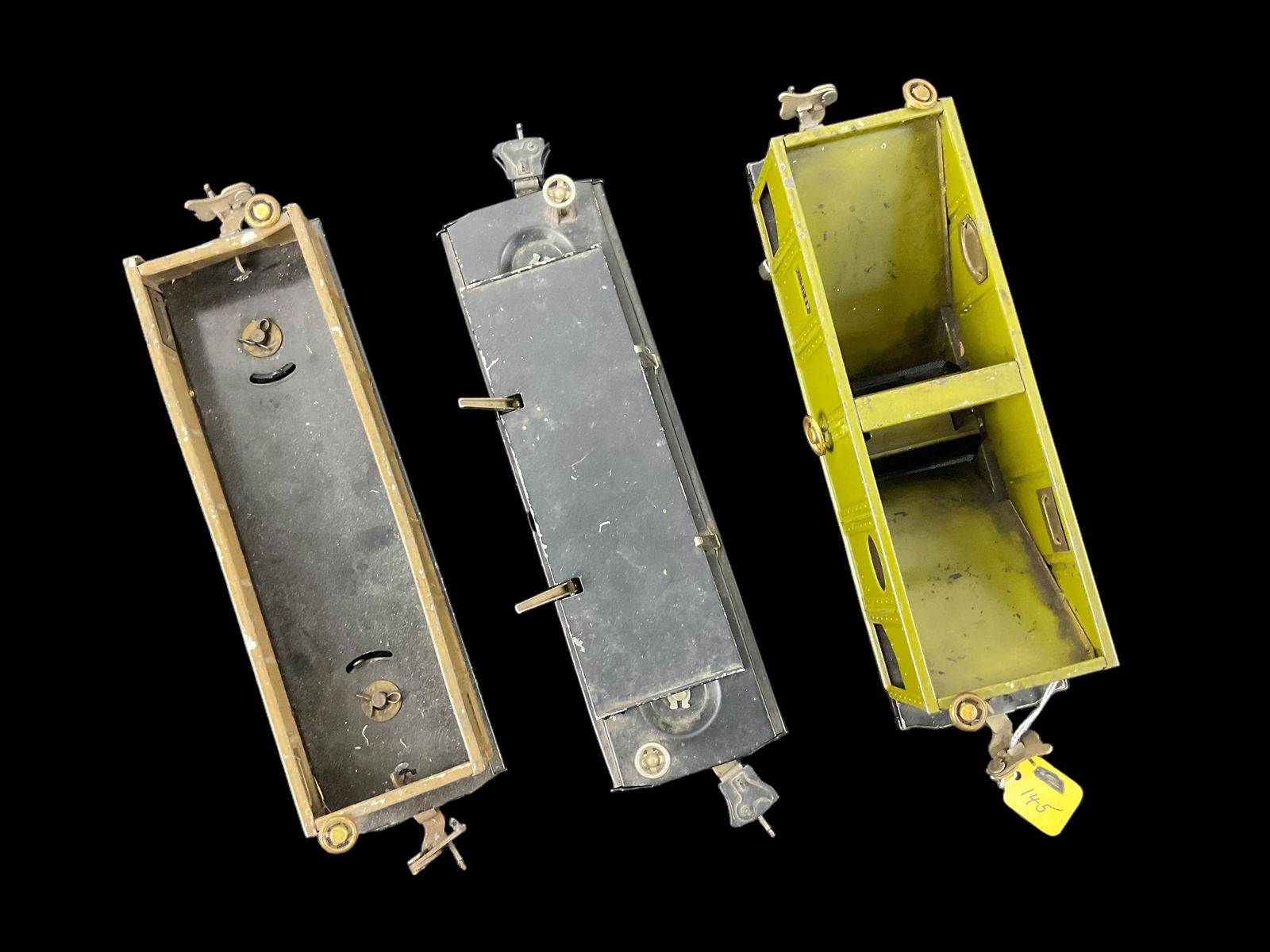 Group of 3 Lionel Prewar O Gauge 816 Hopper 812 Gondola 3811 Flat Car (1 of 7)