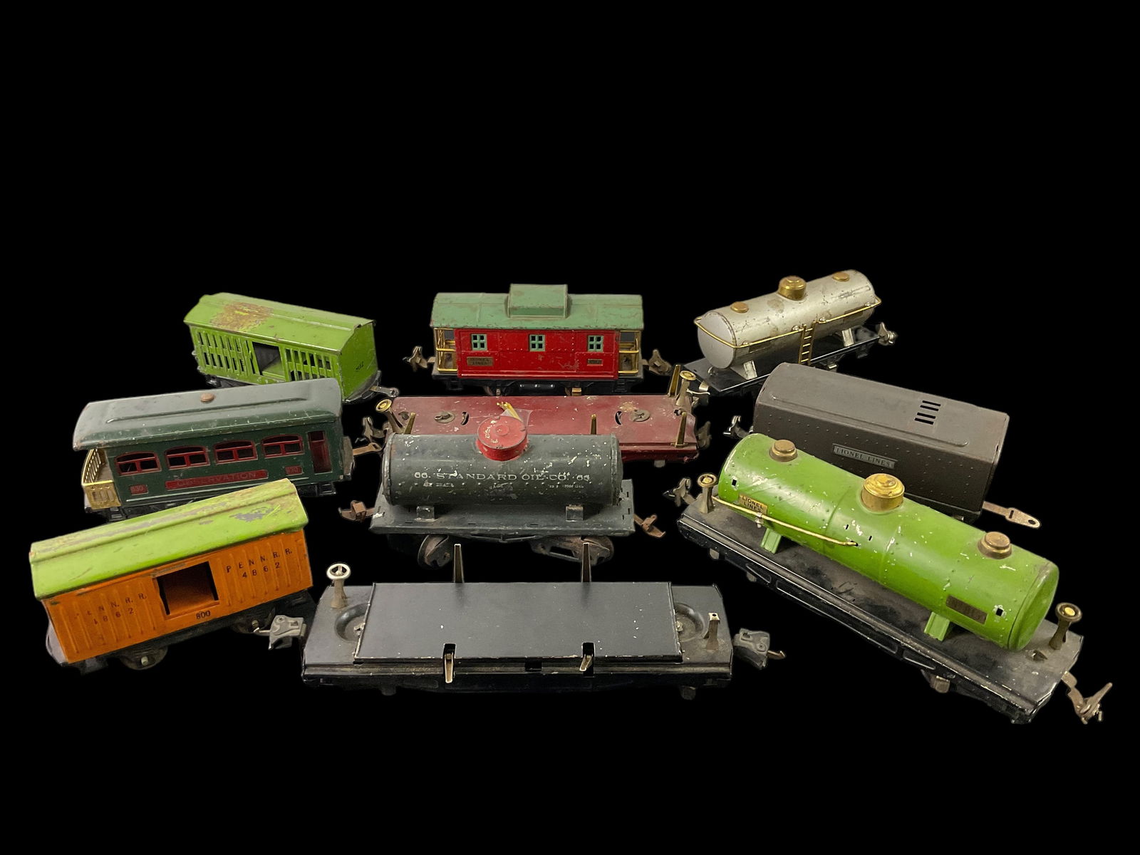 Group of 10 Lionel Prewar O Gauge Train Cars (1 of 5)