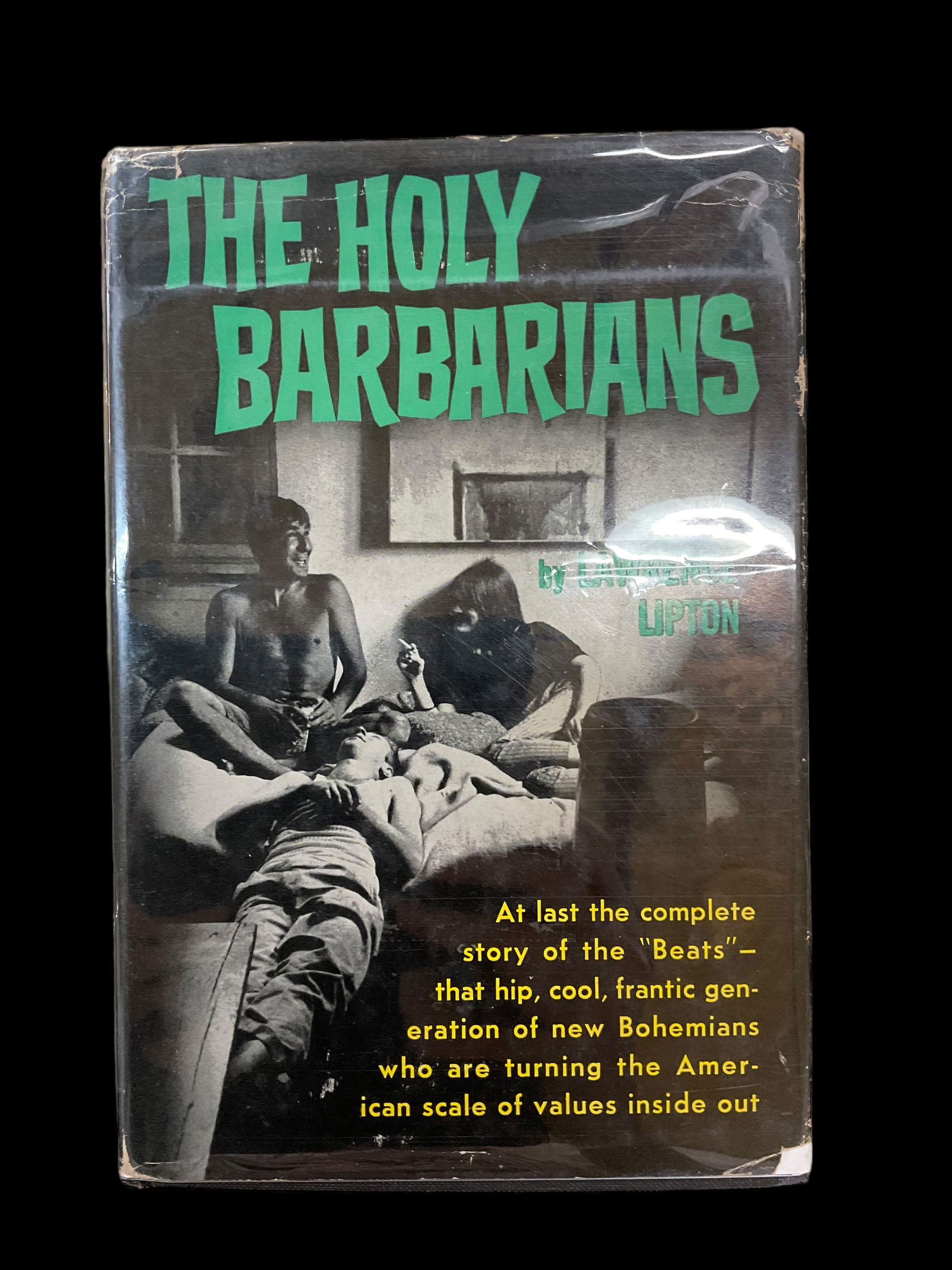 The Holy Barbarians by Lawrence Lipton 1959 with drawing signed by Allen Ginsberg The story of the (1 of 10)
