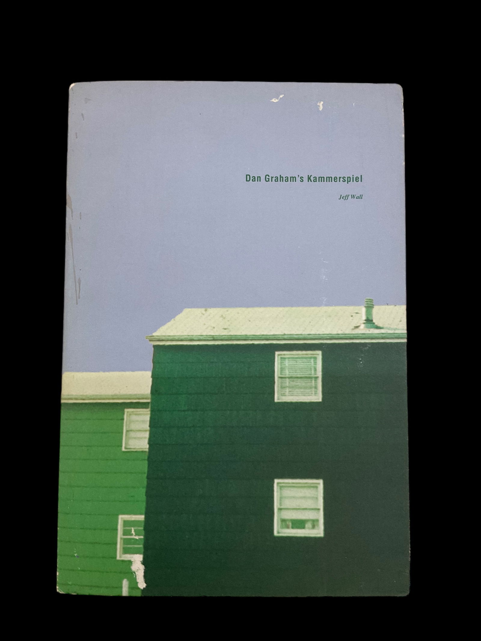 Dan Graham's Kammerspiel by Jeff Wall, 1991, Edition of 1000: Dan Graham's Kammerspiel by Jeff Wall, 1991, Edition of 1000 Art Metropole, Printed in Canada by Provincial Graphics in an Edition of 1000, ISBN: 0920956289, Condition stamped by Museum of Modern