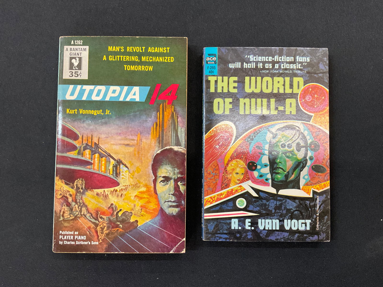 The World Of Null-A 1948 and Utopia 14 1st Printing 1954 (1 of 7)