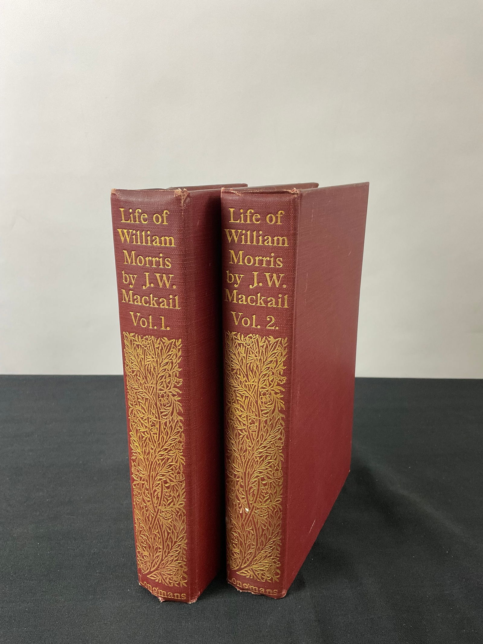 Set Of 2 Volumes Life Of William Morris by J. W. Mackail 1901 (1 of 11)