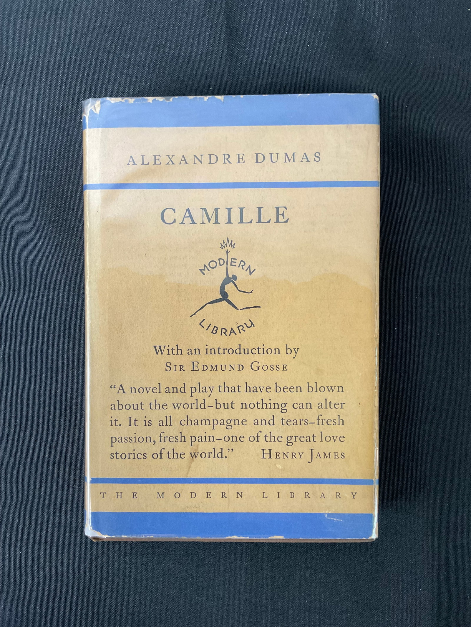 Camille by Alexandre Dumas, Fils: Camille by Alexandre Dumas, Fils Introduction by Edmund Gosse, The Modern Library 69, No Date but somewhere between 1931-1939 Dust Jacket and Mylar Cover Condition book bumped corners, faded edges, DJ