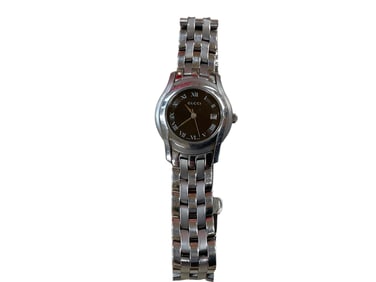Gucci 5500 L Stainless Steel Wrist Watch