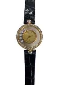 Chopard Geneva Happy Diamonds 18k Yellow Gold Lady’s Wrist Watch