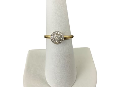 14K Yellow Gold and Diamond Karlan & Bleiche Ring