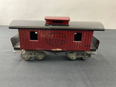Lionel Prewar O Gauge 822 8-Wheel Caboose (1915-26) New York Central Lines