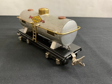 Lionel Prewar O Gauge No. 654 Sunoco Tank Car