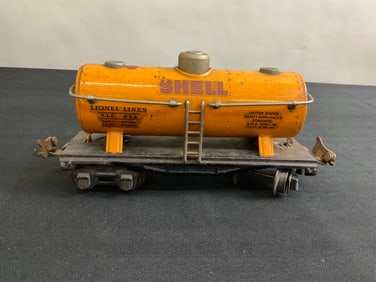 Lionel Prewar O Gauge Shell Tank Car  Lionel Lines T.L.C. 654