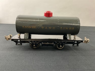 Lionel Prewar O Gauge Lionel Tank Lines Restored Gunmetal
