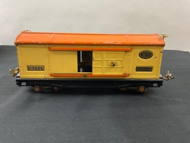 Lionel Prewar O Gauge 8-Wheel 814 Box Car Automobile Furniture