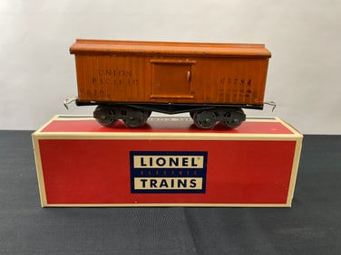 Lionel Prewar O Gauge 8-Wheel 820 Boxcar Union Pacific (1915-26)
