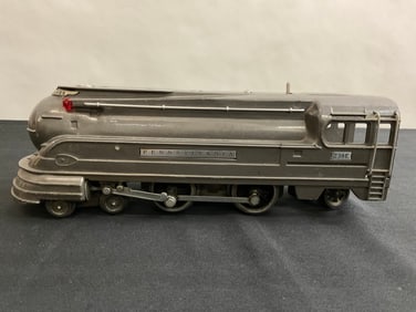 Lionel Prewar O Gauge 238E 4-4-2 Streamlined Steam Engine (1936-38) Gunmetal Pennsylvania