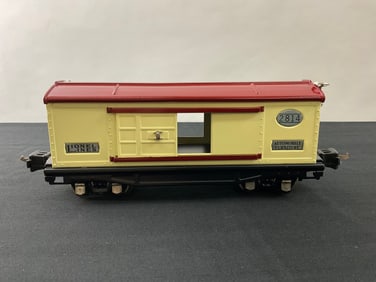 Prewar Lionel O Gauge Boxcar 2814 Lionel Lines Automobile Furniture