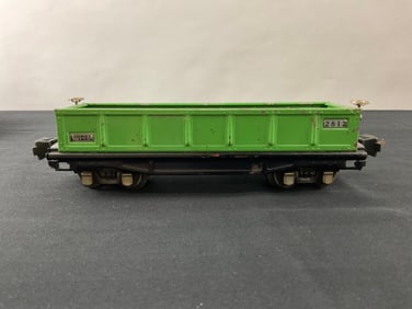 Lionel Prewar O Gauge 2812 Gondola Car Green Lionel Lines 2812