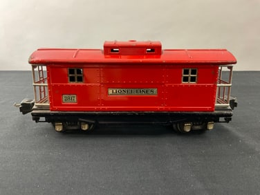 Lionel Prewar O Gauge 2817 Red Caboose Lionel Lines