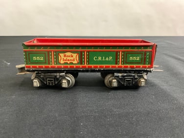 Marx Marlines O Gauge 552 Gondola Car Rock Island C.R.I.&P.
