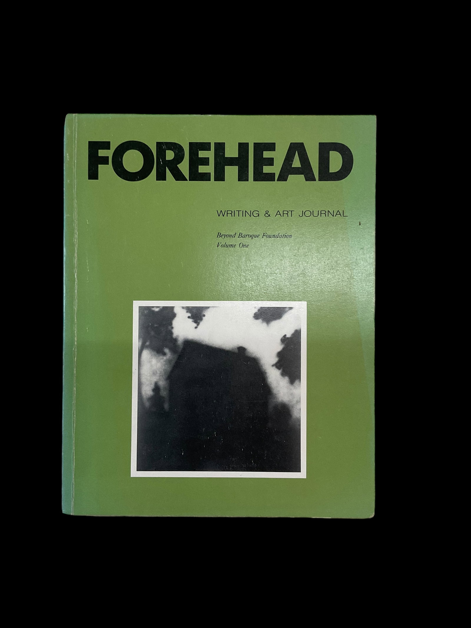 Forehead Writing & Art Journal, Volume 1, 1987: Forehead Writing & Art Journal, Volume 1, 1987 Published by Beyond Baroque Foundation, a non-profit literary arts organization, Condition, slight bumped corners, wear on spine edges, pages g