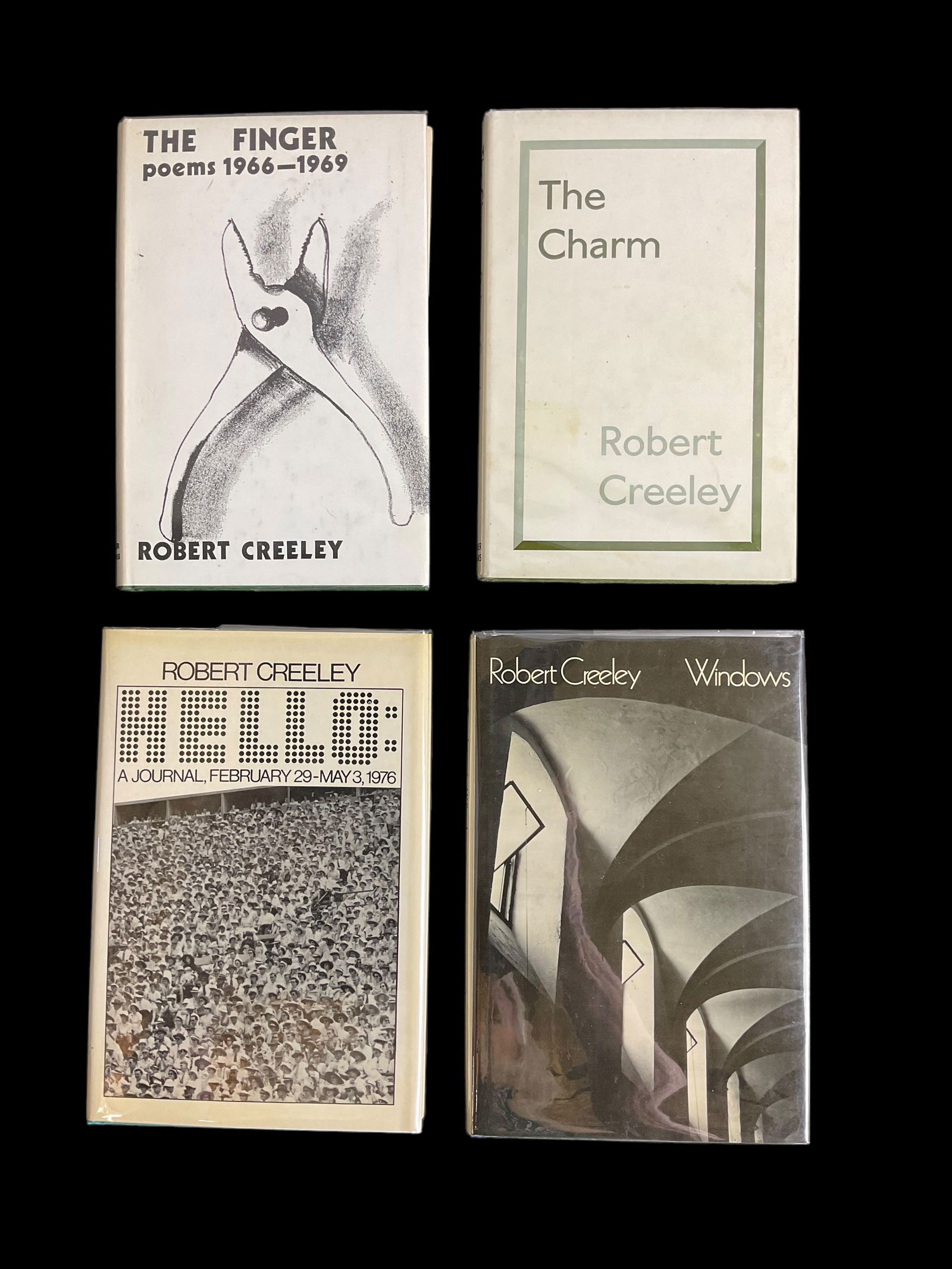 Set of 4 Books by Robert Creeley, All 1st Editions, 1970 through 1990 (1 of 10)