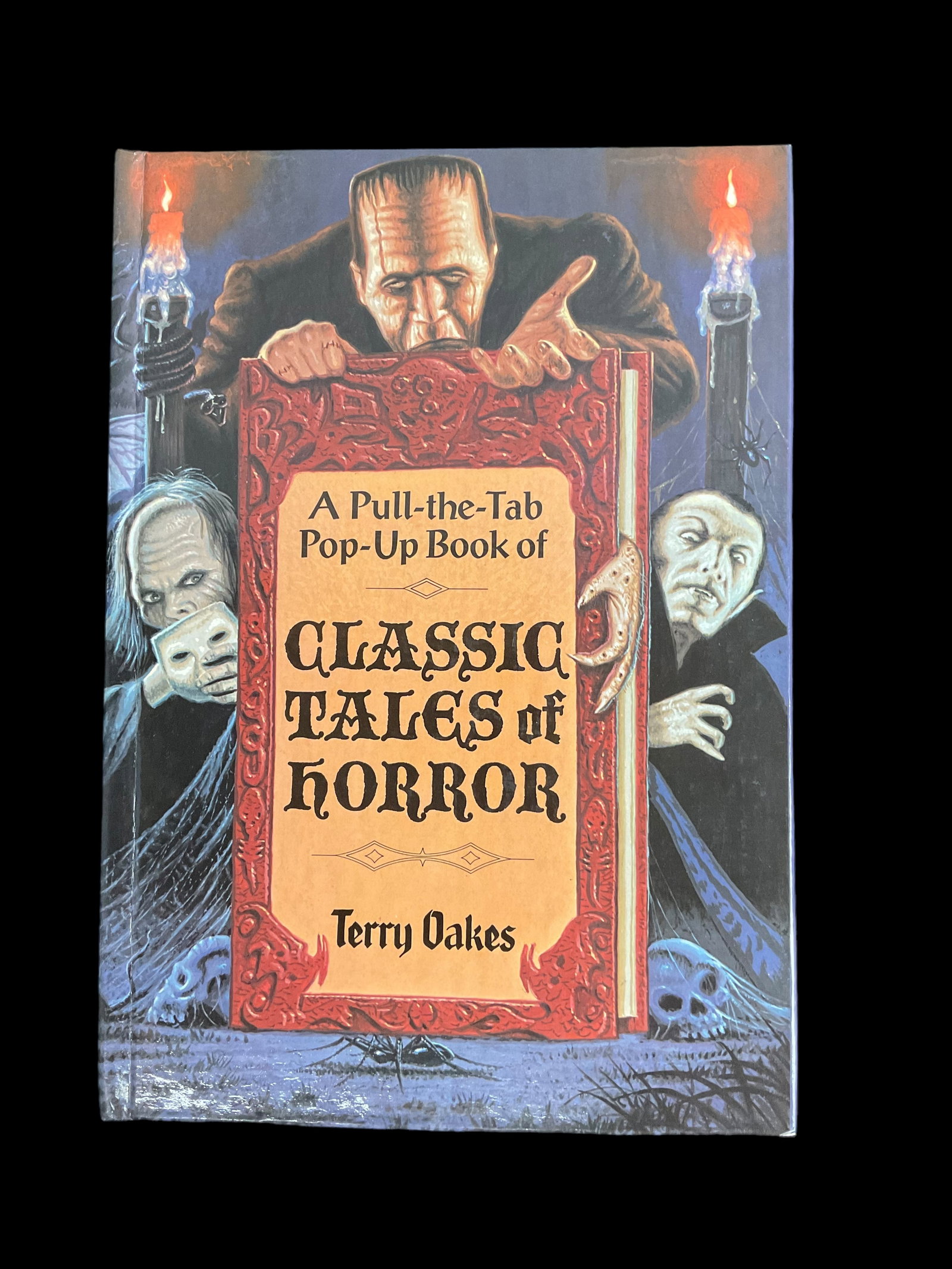 A Pull-the-Tab Pop-Up Book of Classic Tales of Horror by Terry Oakes, 1988, 1st Edition: A Pull-the-Tab Pop-Up Book of Classic Tales of Horror by Terry Oakes, 1988, 1st Edition Published by E.P. Dutton, Stated 1st Edition, 1 through 10 number line, ISBN: 0525444181, All pop-ups and