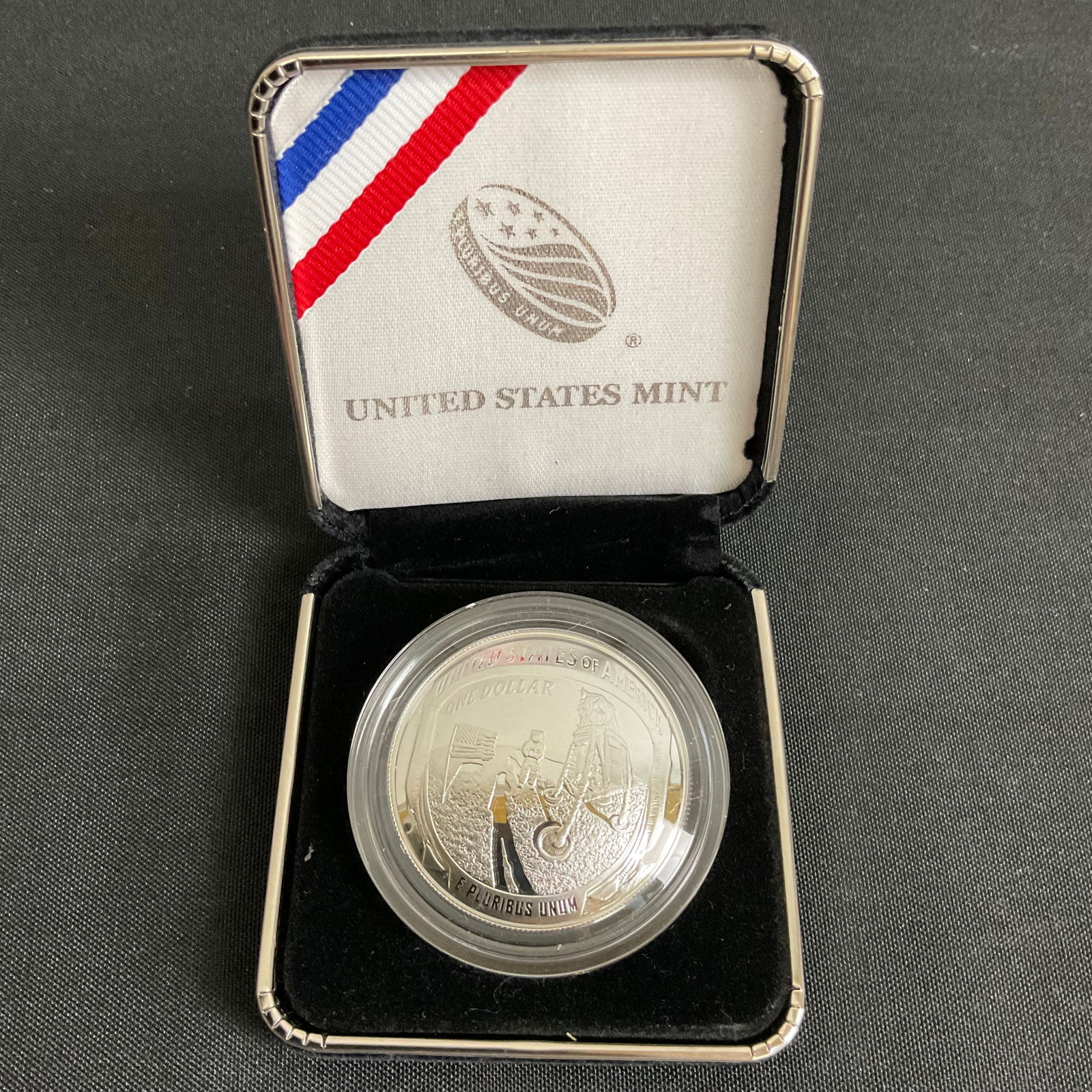 2019 P Apollo 11 50th Anniversary .999 Proof Silver Dollar with COA (1 of 9)