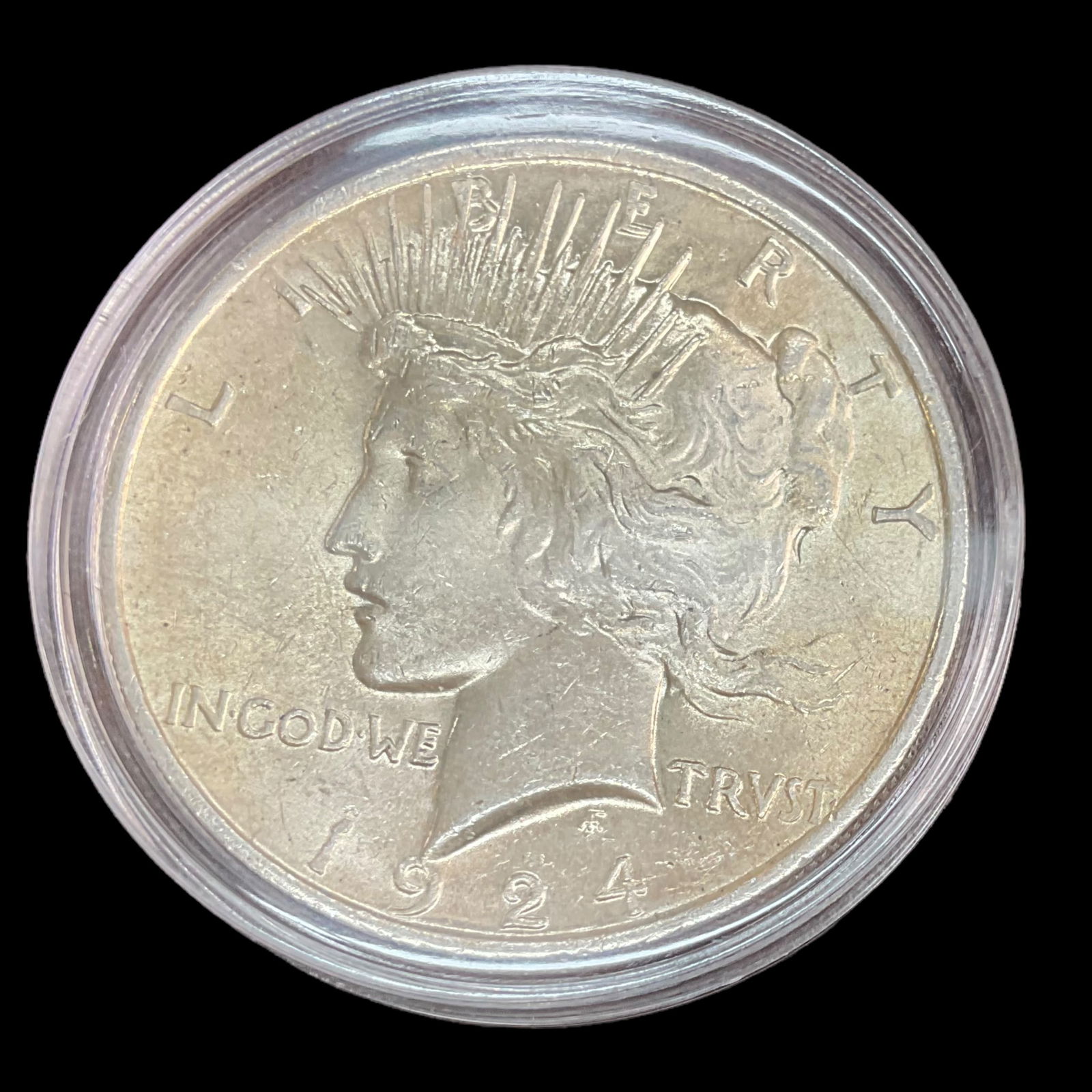 1924 Peace Silver Dollar (1 of 2)