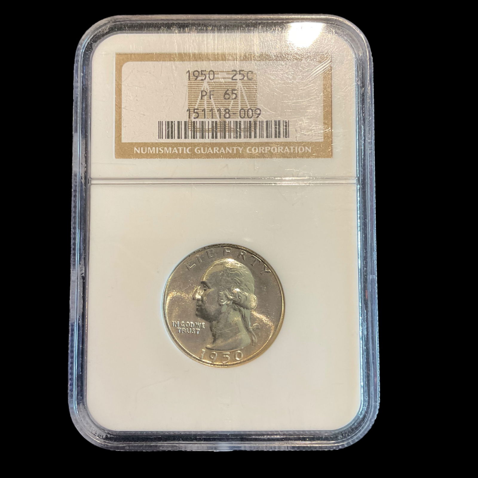 1950 Washington Silver Quarter NGC PF65 (1 of 5)