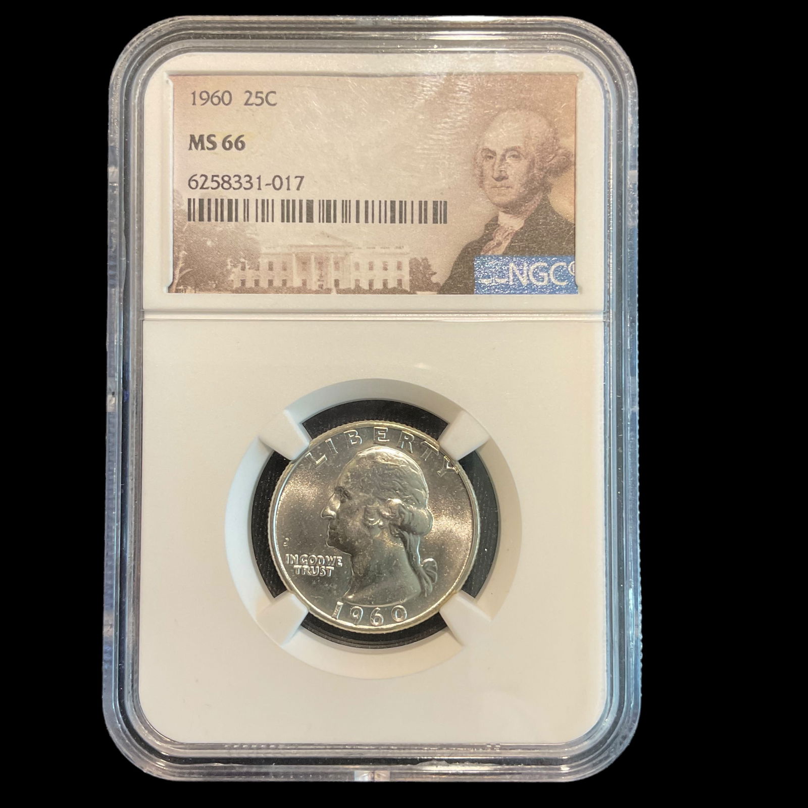 1960 Washington Silver Quarter NGC MS66 (1 of 5)