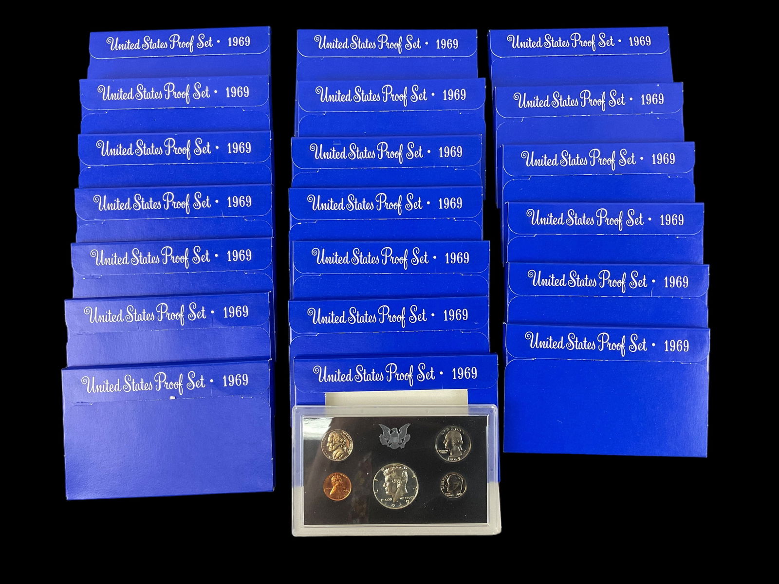 Group of 20 US Mint Proof Sets, 1969 (1 of 4)