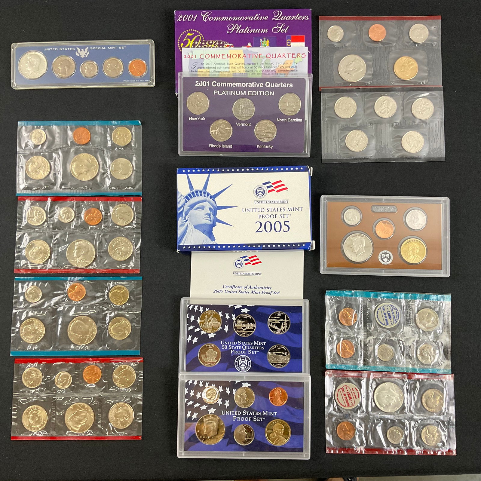 Mixed Years of US Mint Coin Sets - 72 Coins (1 of 18)