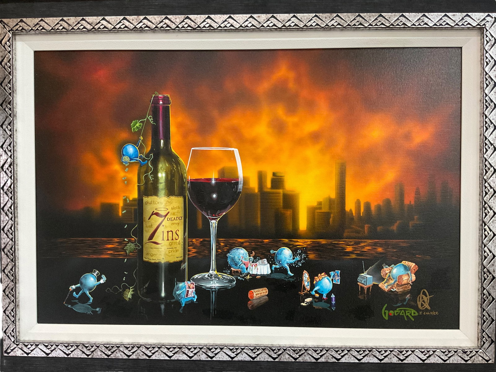 Godard, Michael “Zins of the City" Giclee, 2021 with COA (1 of 7)