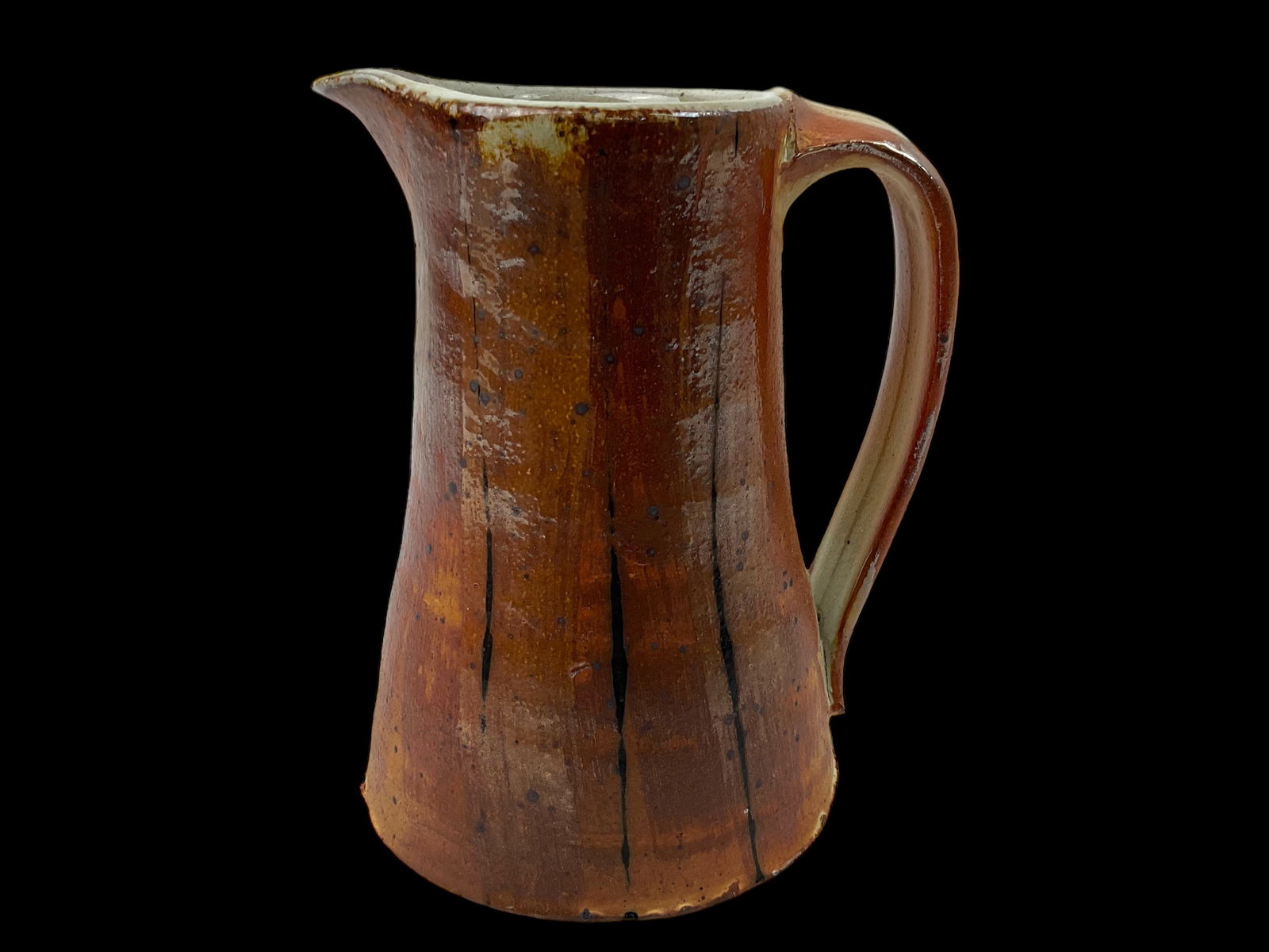 Signed Pottery Pitcher M Rosenthal (1 of 5)