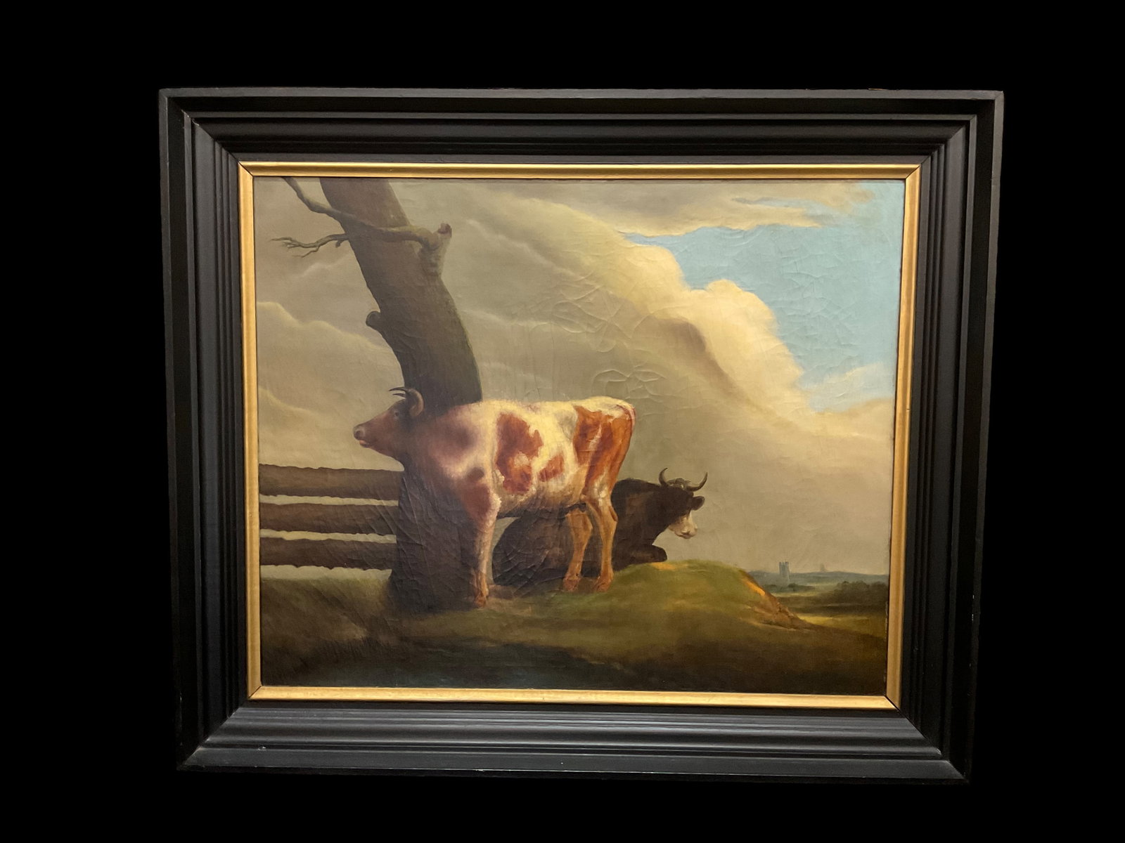Oil on Board Cattle and Castles Unsigned (1 of 10)