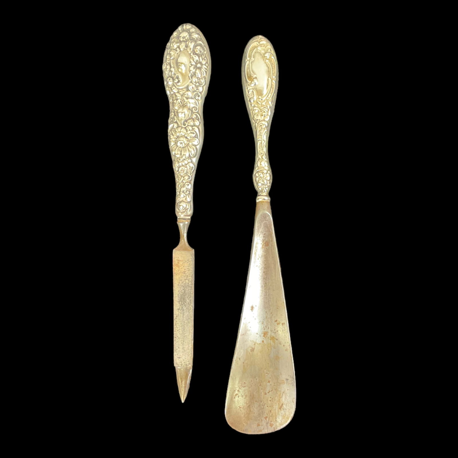 Vintage Sterling Silver Nail File and Shoe Horn (1 of 4)