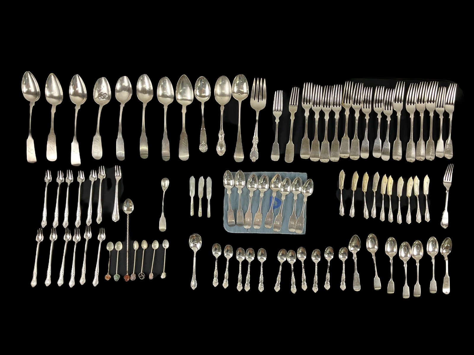 Miscellaneous Silverplate Flatware 91 Pieces (1 of 14)