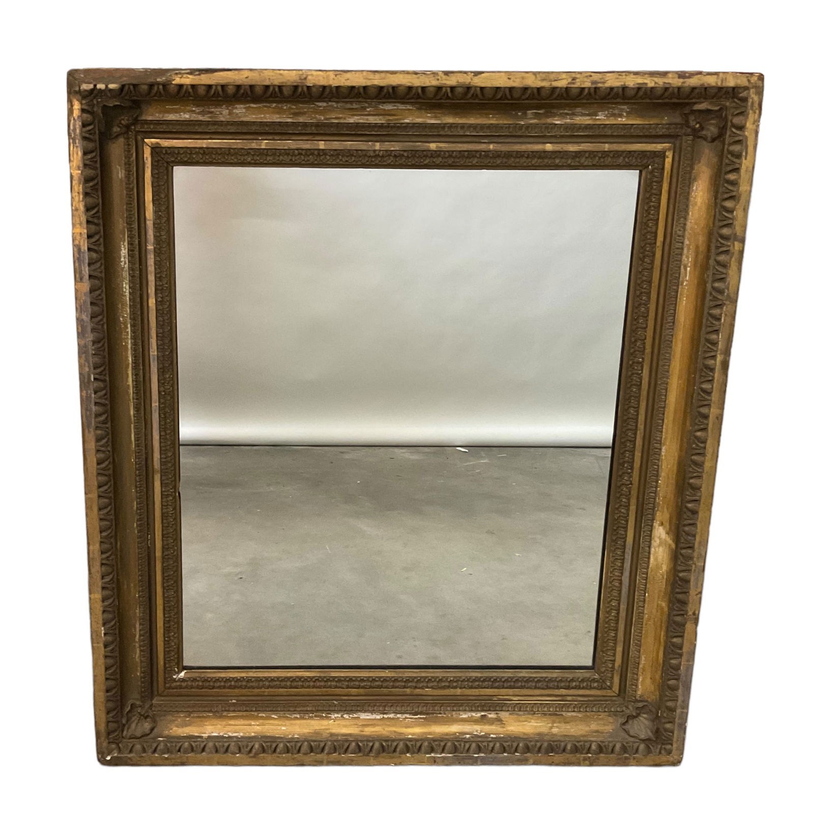 Large Wood Framed Mirror (1 of 8)