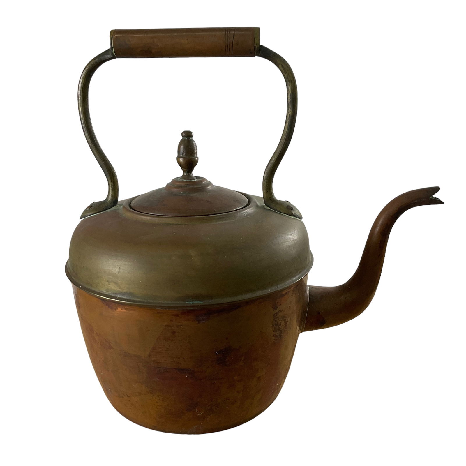 Copper and Brass Teapot Kettle (1 of 9)