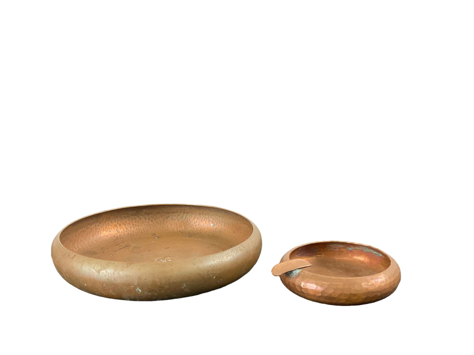 Roycroft Hammered Copper Bowl and Ashtray (1 of 5)