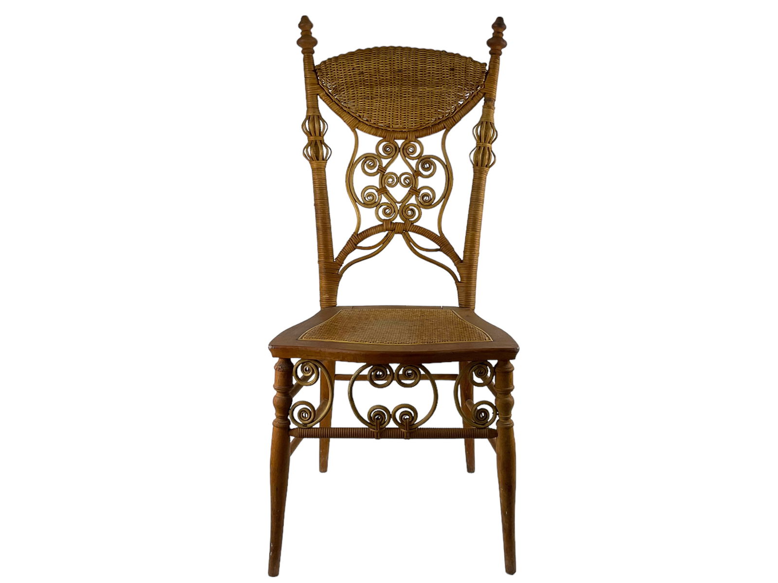 Victorian Wicker Side Chair (1 of 10)