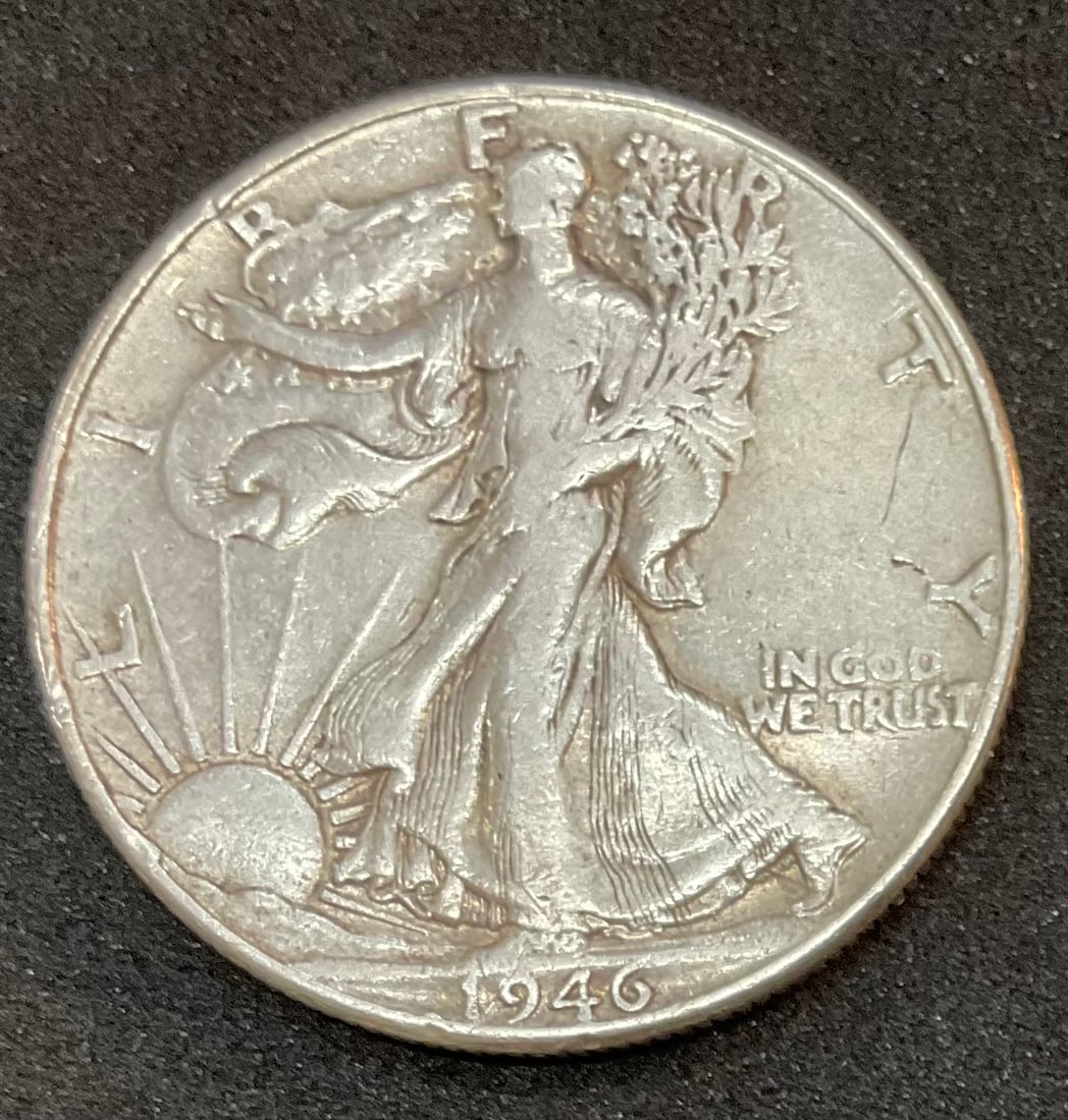 1946 Walking Liberty Silver Half Dollar (1 of 2)