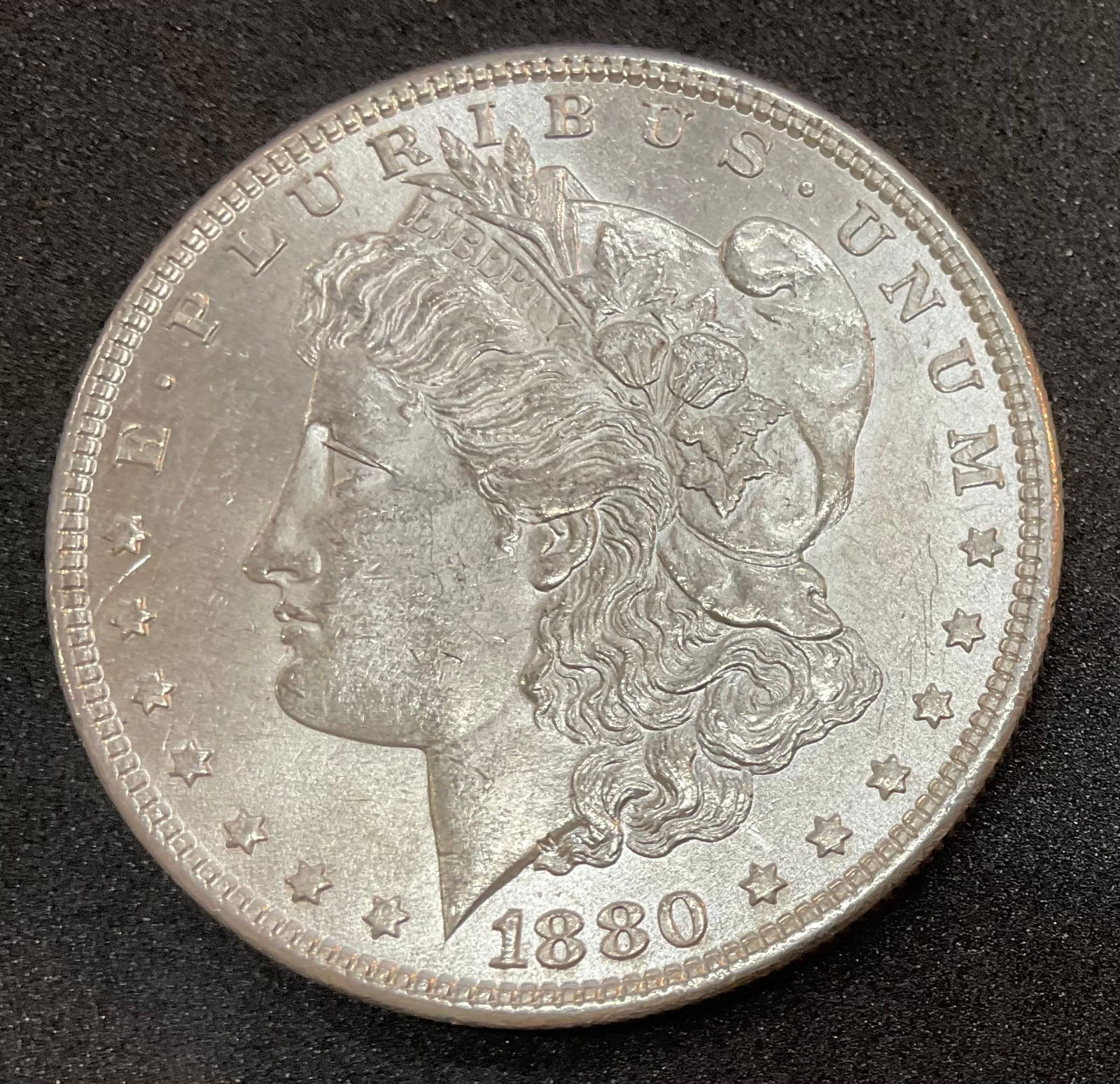 1880 Morgan Silver Dollar (1 of 2)