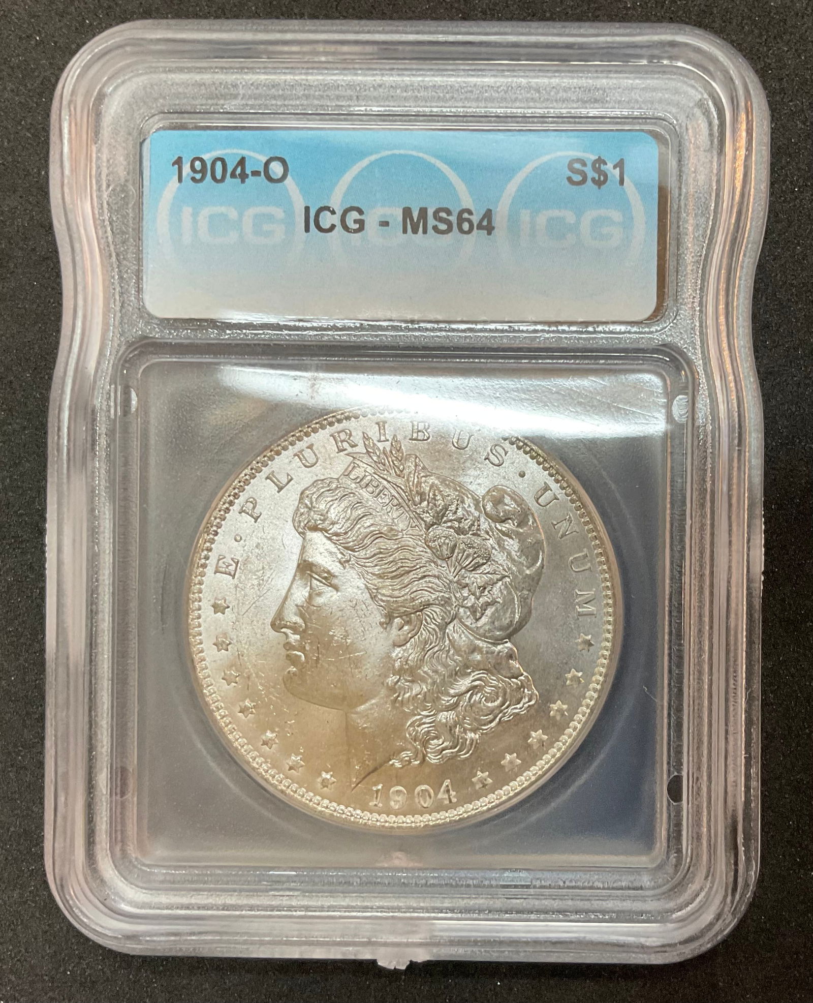 1904 O Morgan Silver Dollar ICG Graded MS64 (1 of 3)